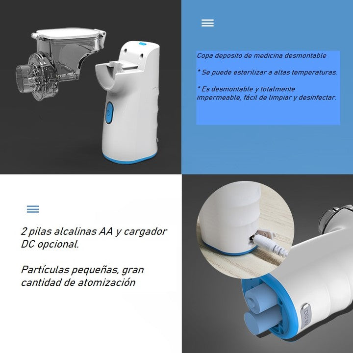 Nebulizador de mano o bolsillo