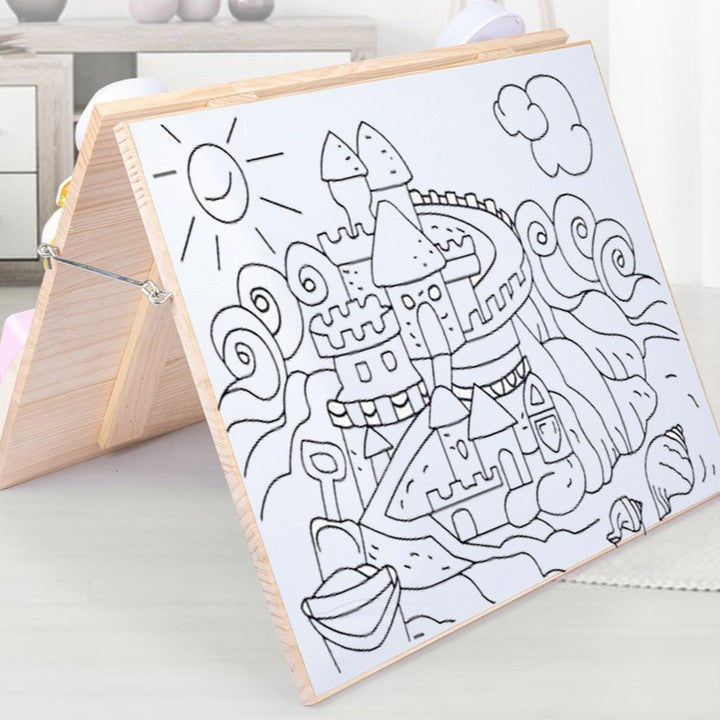 Tabla de actividades multifunciones para niñas y niños