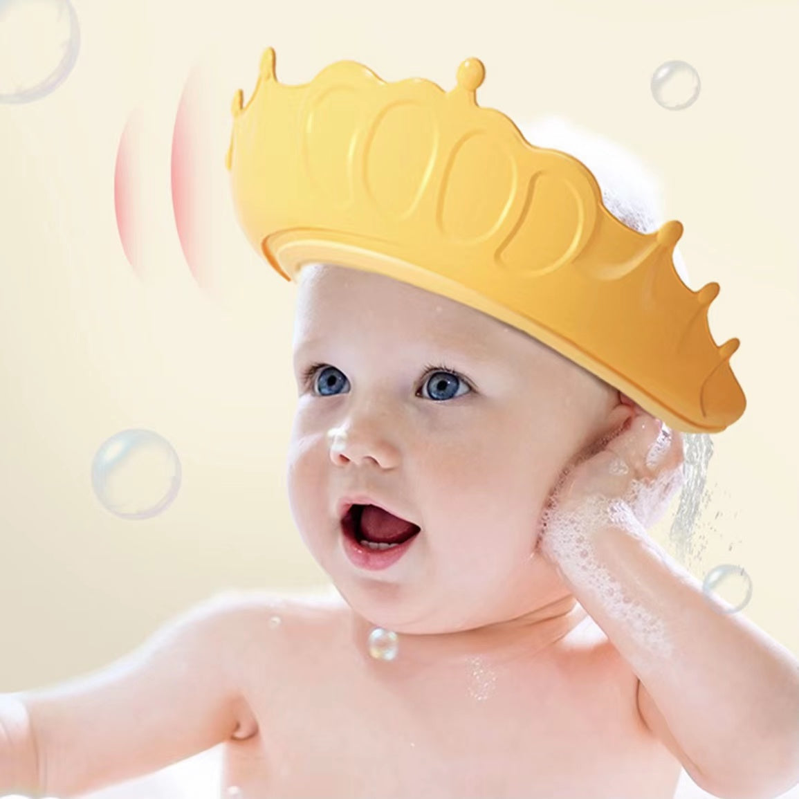 Visor de baño para bebes.