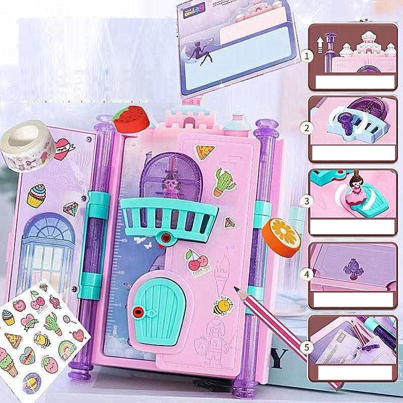 Diario para niñas con cerradura