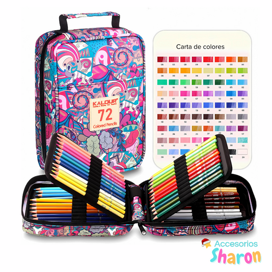Estuche de Colores Kaolur 72 piezas