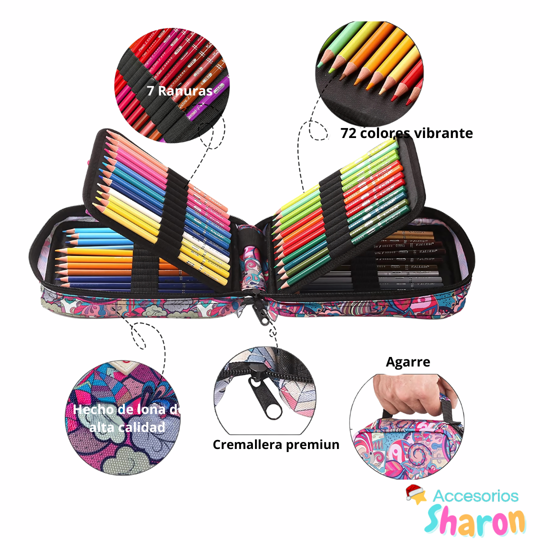 Estuche de Colores Kaolur 72 piezas