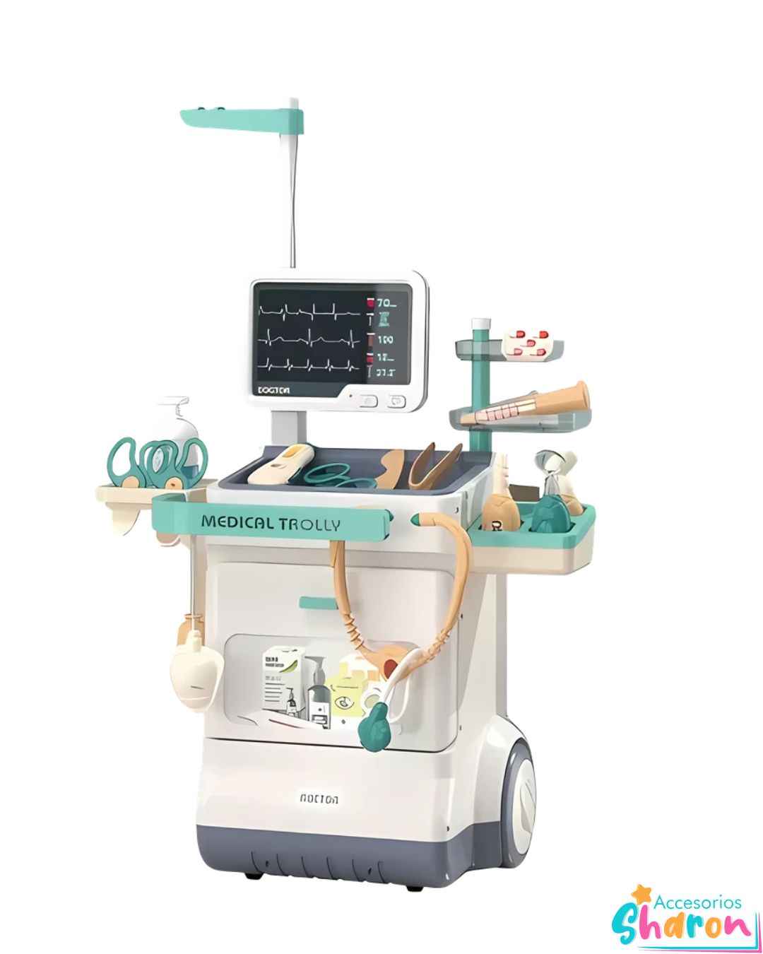 Carrito Médico Infantil Doctor Medical Trolley