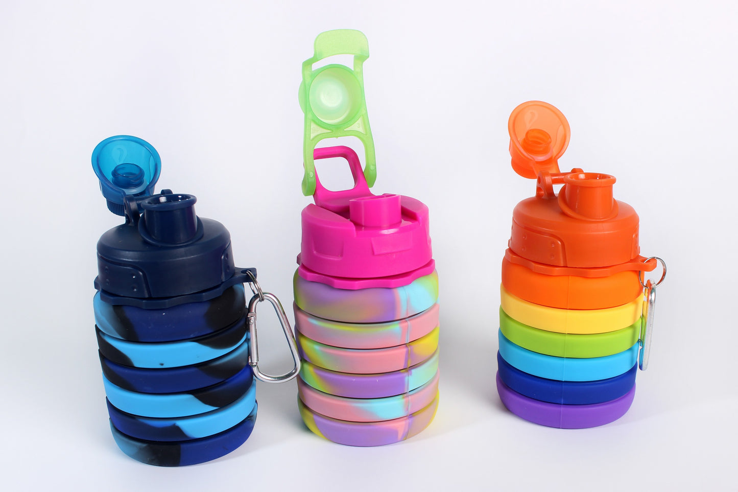 Envase plegable + cooler + silicona (Moderno, novedoso, ejercicio, senderismo)