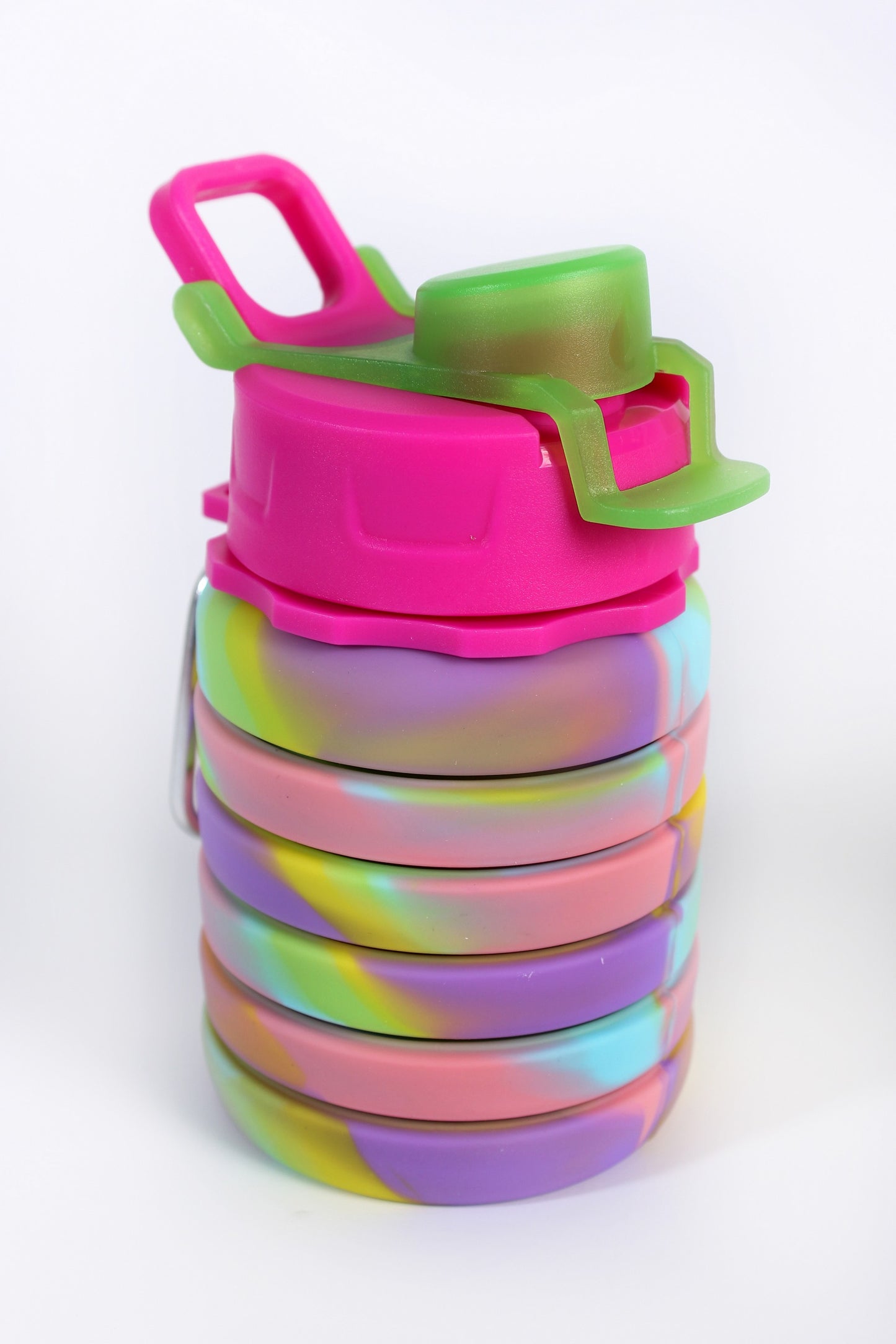 Envase plegable + cooler + silicona (Moderno, novedoso, ejercicio, senderismo)