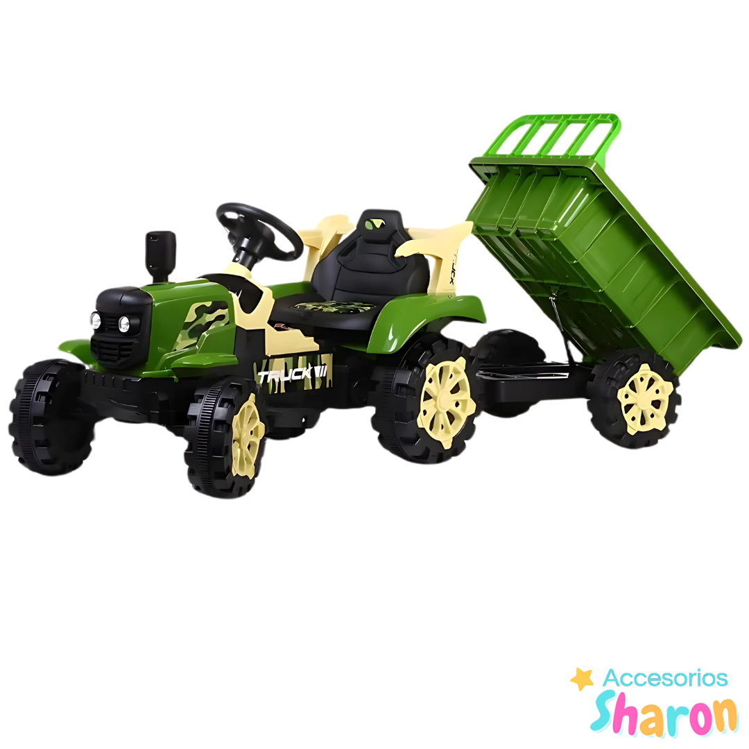Tractor Gigante recargable para niños