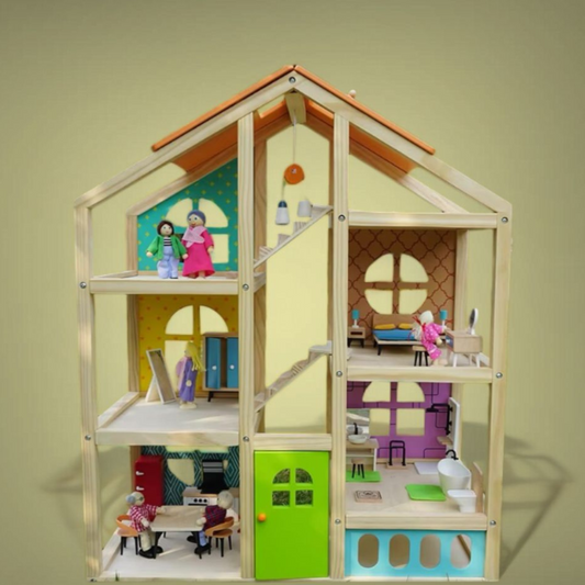 Casa de muñecas madera