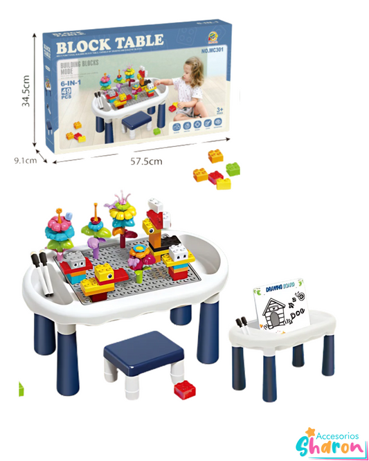 Mesa Infantil de Bloques “Block Table”