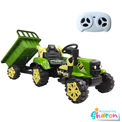 Tractor Gigante recargable para niños