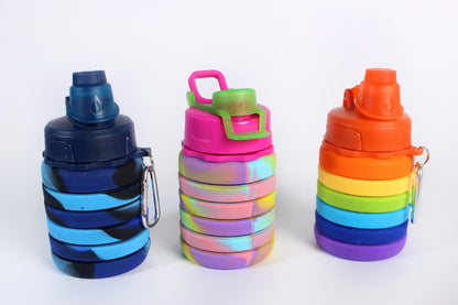 Envase plegable + cooler + silicona (Moderno, novedoso, ejercicio, senderismo)