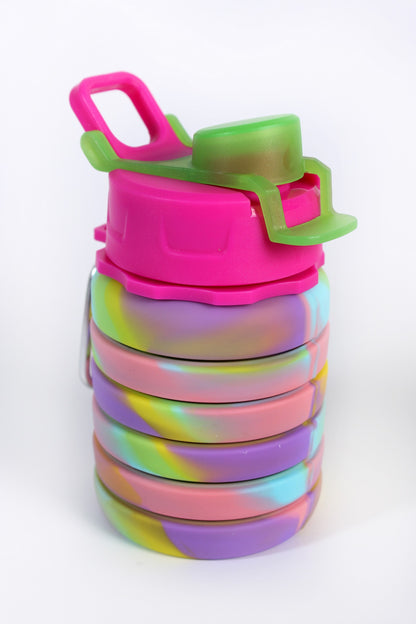 Envase plegable + cooler + silicona (Moderno, novedoso, ejercicio, senderismo)