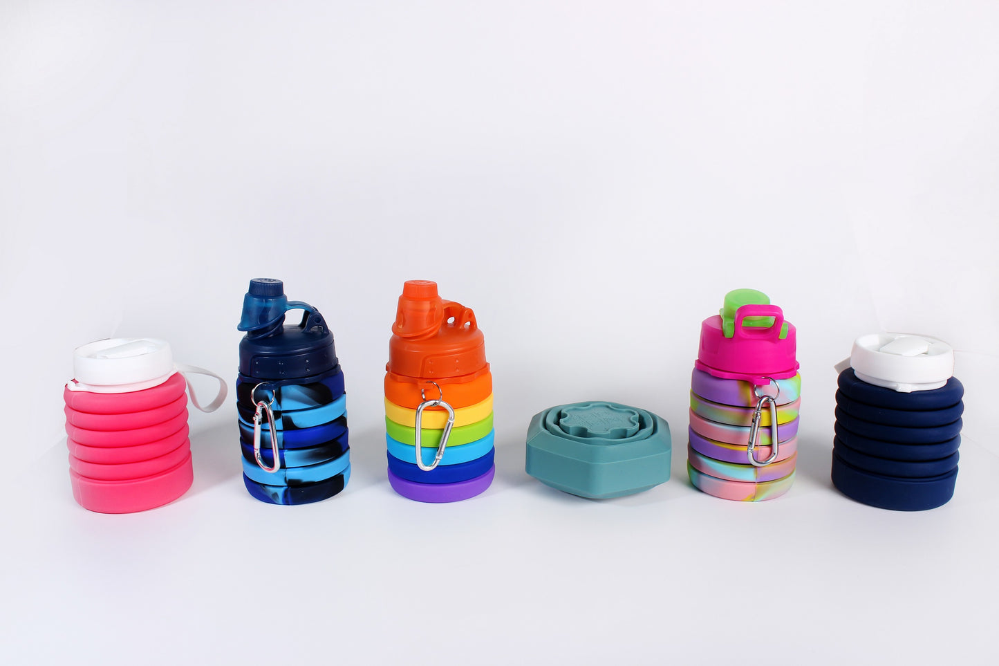 Envase plegable + cooler + silicona (Moderno, novedoso, ejercicio, senderismo)